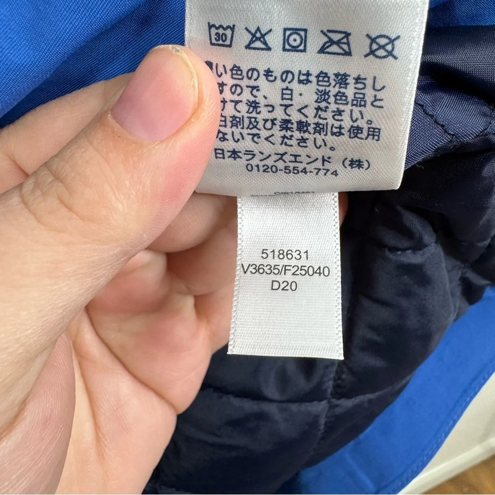 Lands’ End‎ Men’s Winter Coat Blue Size Medium